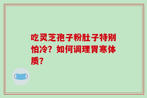 吃灵芝孢子粉肚子特别怕冷？如何调理胃寒体质？