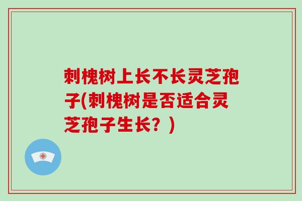 刺槐树上长不长灵芝孢子(刺槐树是否适合灵芝孢子生长？)