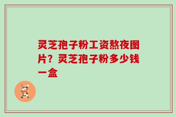 灵芝孢子粉工资熬夜图片?灵芝孢子粉多少钱一盒 灵芝孢子粉工资熬夜图片?灵芝孢子粉多少钱一盒