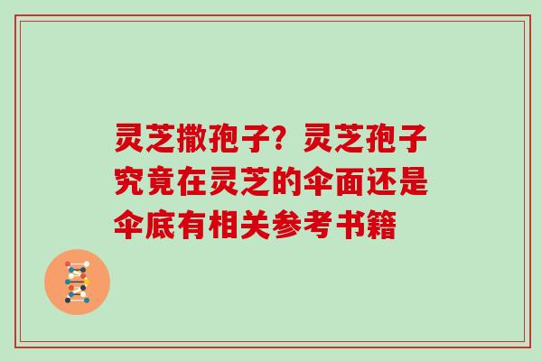 灵芝撒孢子?灵芝孢子究竟在灵芝的伞面还是伞底有相关参考书籍 灵芝撒孢子?灵芝孢子究竟在灵芝的伞面还是伞底有相关参考书籍