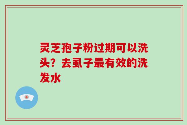 灵芝孢子粉过期可以洗头？去虱子有效的洗发水