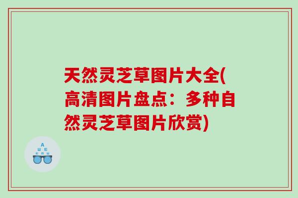 天然灵芝草图片大全(高清图片盘点：多种自然灵芝草图片欣赏)