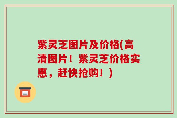 紫灵芝图片及价格(高清图片！紫灵芝价格实惠，赶快抢购！)