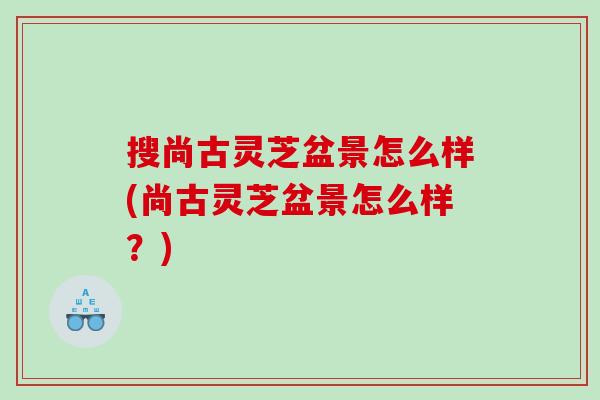搜尚古灵芝盆景怎么样(尚古灵芝盆景怎么样？)