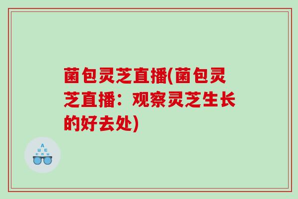 菌包灵芝直播(菌包灵芝直播：观察灵芝生长的好去处)