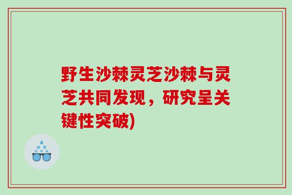野生沙棘灵芝沙棘与灵芝共同发现，研究呈关键性突破)