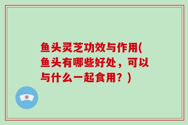 鱼头灵芝功效与作用(鱼头有哪些好处，可以与什么一起食用？)