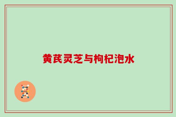 黄芪灵芝与枸杞泡水