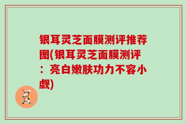 银耳灵芝面膜测评推荐图(银耳灵芝面膜测评：亮白嫩肤功力不容小觑)