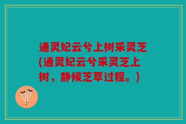 通灵妃云兮上树采灵芝(通灵妃云兮采灵芝上树，静候芝萃过程。)
