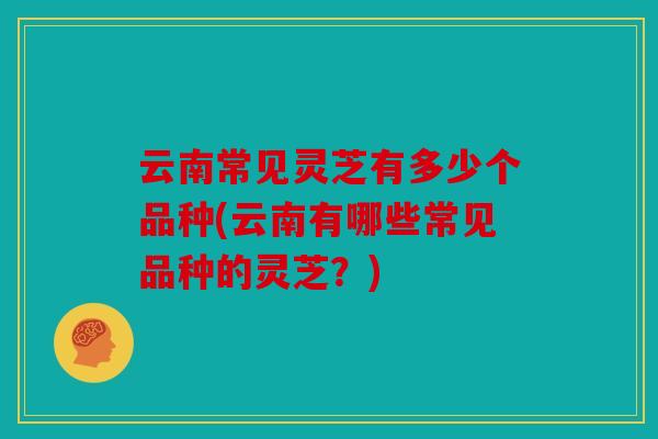 云南常见灵芝有多少个品种(云南有哪些常见品种的灵芝？)
