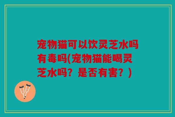 宠物猫可以饮灵芝水吗有毒吗(宠物猫能喝灵芝水吗？是否有害？)