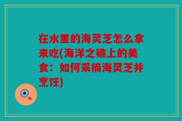 在水里的海灵芝怎么拿来吃(海洋之礁上的美食：如何采摘海灵芝并烹饪)