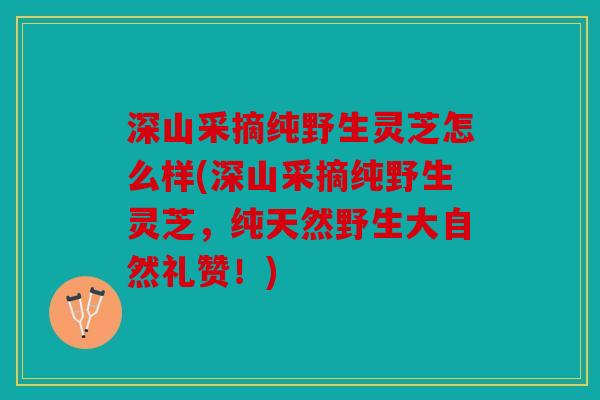 深山采摘纯野生灵芝怎么样(深山采摘纯野生灵芝，纯天然野生大自然礼赞！)
