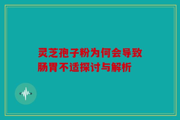 灵芝孢子粉为何会导致肠胃不适探讨与解析