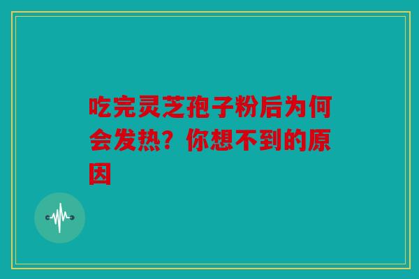 吃完灵芝孢子粉后为何会发热？你想不到的原因