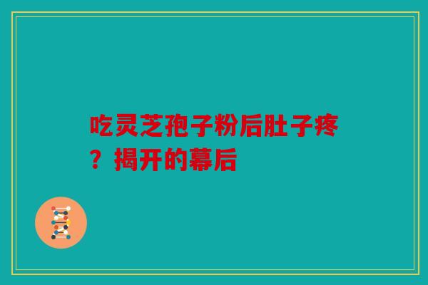 吃灵芝孢子粉后肚子疼？揭开的幕后