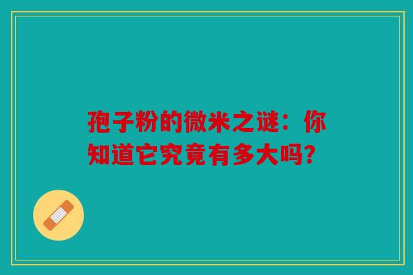 孢子粉的微米之谜：你知道它究竟有多大吗？