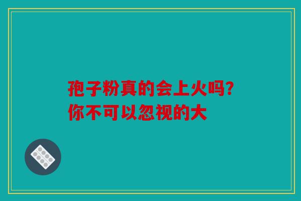 孢子粉真的会上火吗？你不可以忽视的大