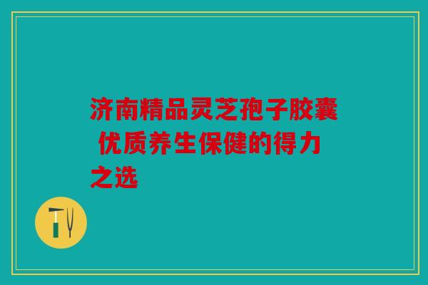 济南精品灵芝孢子胶囊 优质养生保健的得力之选
