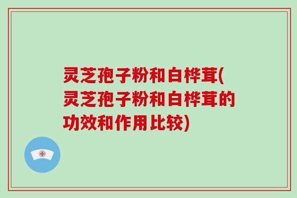 灵芝孢子粉和白桦茸(灵芝孢子粉和白桦茸的功效和作用比较) 灵芝孢子粉和白桦茸(灵芝孢子粉和白桦茸的功效和作用比较)