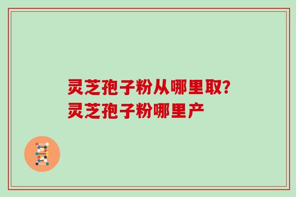 灵芝孢子粉从哪里取？灵芝孢子粉哪里产