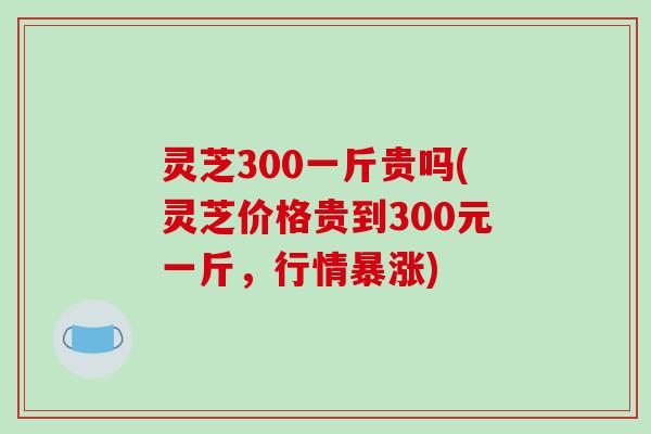 灵芝300一斤贵吗(灵芝价格贵到300元一斤,行情暴涨) 灵芝300一斤贵吗(灵芝价格贵到300元一斤,行情暴涨)