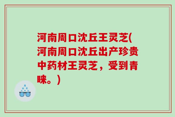 河南周口沈丘王灵芝(河南周口沈丘出产珍贵中药材王灵芝，受到青睐。)