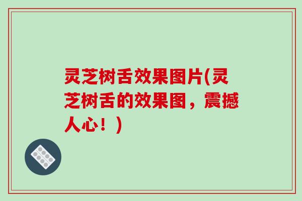 灵芝树舌效果图片(灵芝树舌的效果图,震撼人心!) 灵芝树舌效果图片(灵芝树舌的效果图,震撼人心!)