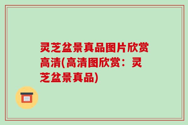 灵芝盆景真品图片欣赏高清(高清图欣赏:灵芝盆景真品) 灵芝盆景真品图片欣赏高清(高清图欣赏:灵芝盆景真品)