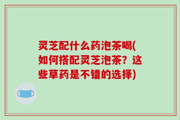 灵芝配什么药泡茶喝(如何搭配灵芝泡茶？这些草药是不错的选择)