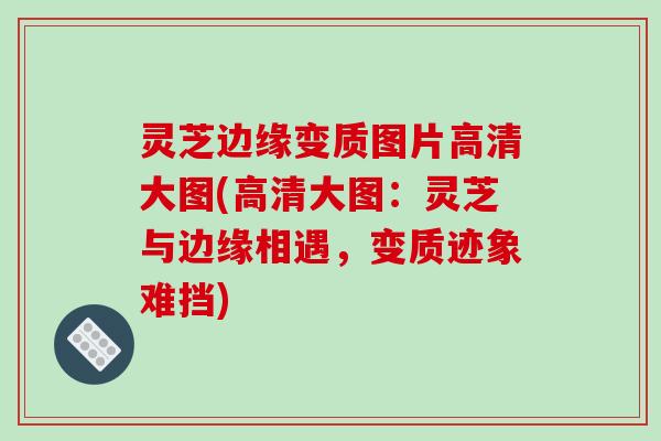 灵芝边缘变质图片高清大图(高清大图:灵芝与边缘相遇,变质迹象难挡) 灵芝边缘变质图片高清大图(高清大图:灵芝与边缘相遇,变质迹象难挡)